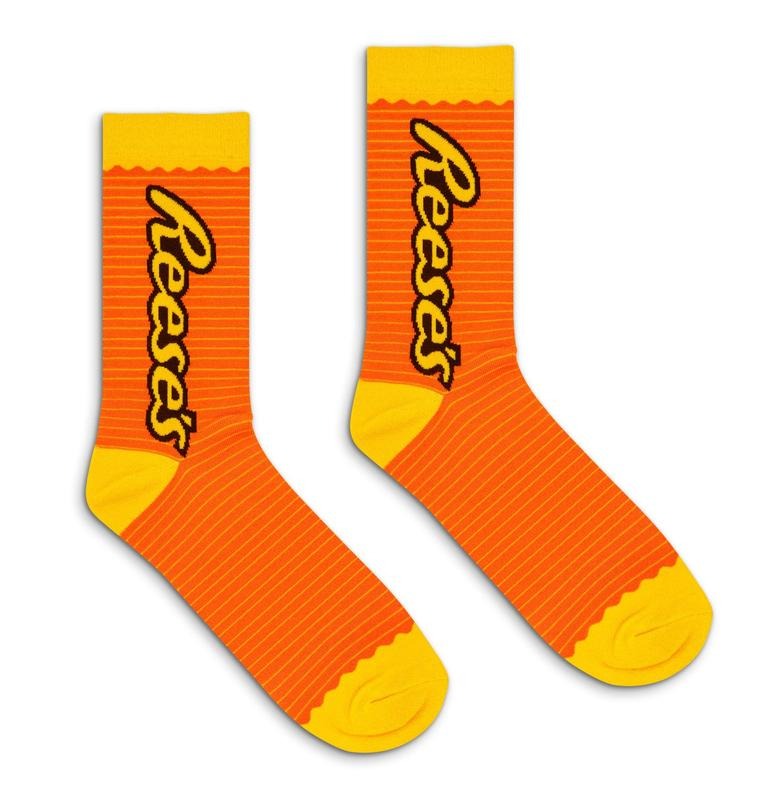 Reese's Candy Logo Crew Socks - Orange/Yellow T-Shirts, Hoodie, Sweatshirt | RetroVerseTees.com