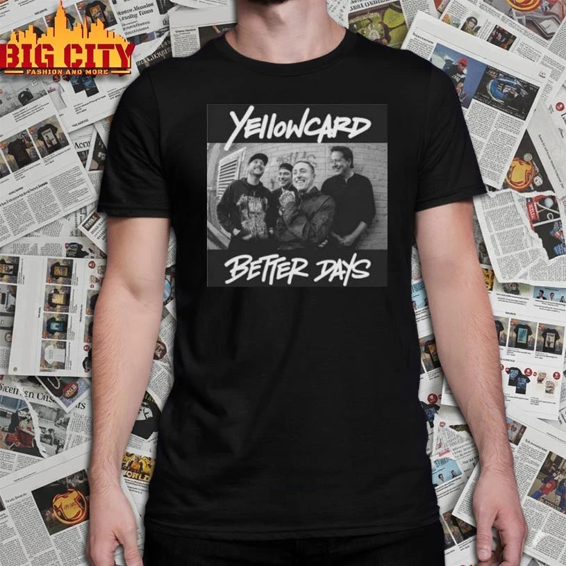Yellowcard Rock Band Better Days shirt