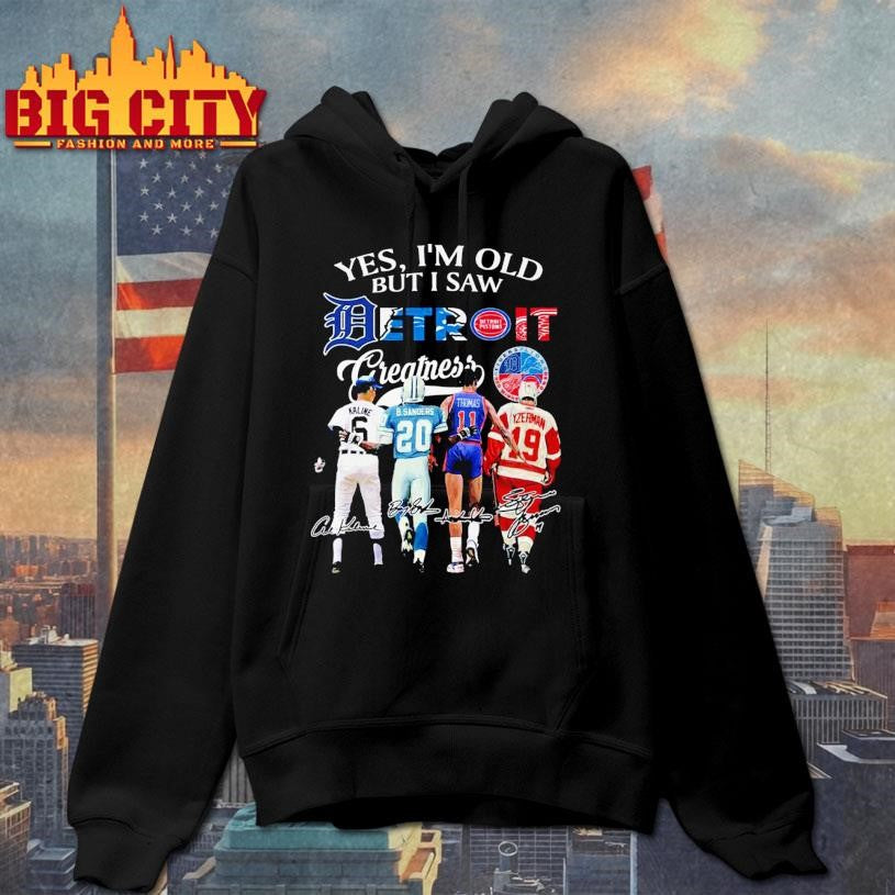 Yes I’m Old But I Saw Detroit Sporty Greatneess 2025 Shirt