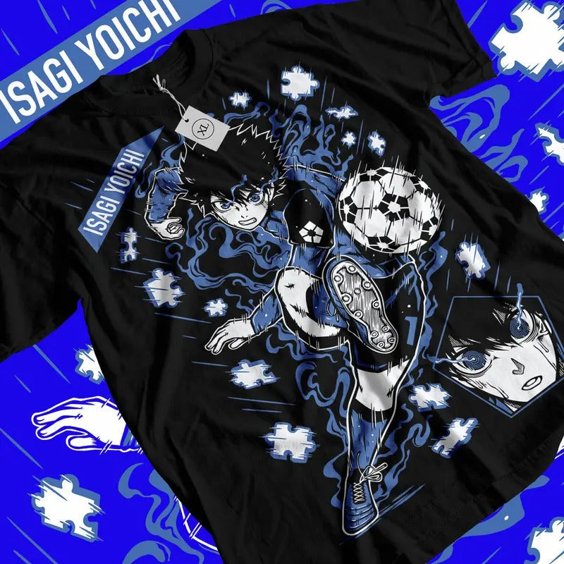 Yoichi Isagi Blue lock anime gift shirt,Meguru Bachira,Kunigami,Rin Itoshi,Nagi Hoodie, Sweatshirt | RetroVerseTees.com