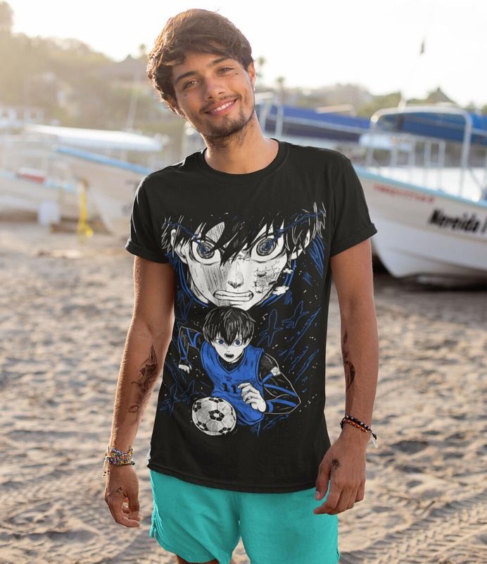 Yoichi Isagi T-Shirt S-4XL Blue lock shirt anime gift shirt,Meguru Bachira shirt Hoodie, Sweatshirt | RetroVerseTees.com