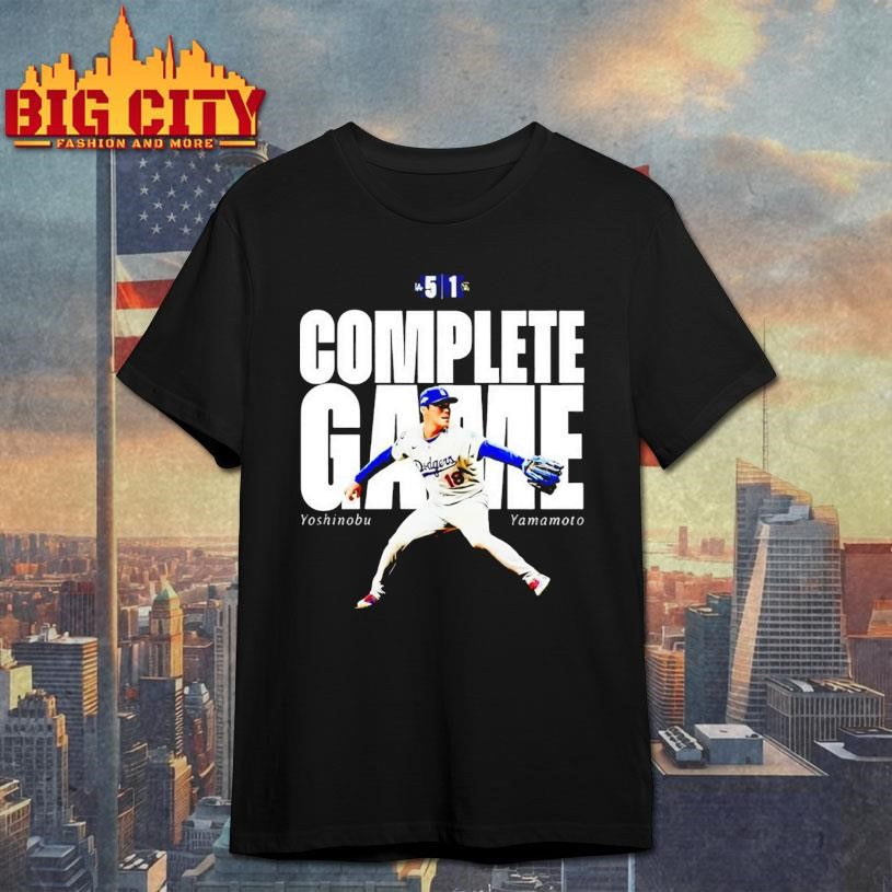 Yoshinobu Yamamoto Complete Game Shirt