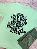 You Did Not Graphic Tee Hoodie, Sweatshirt | RetroVerseTees.com