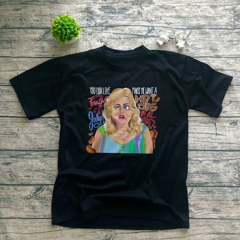 You Look Like The 4th Of July Makes Me Want A Hot Dog Real Bad  Shirt, Funny 4th Of July Gift Shirt Hoodie...