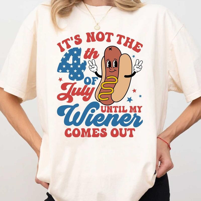You Look Like The 4th Of July Makes Me Want A Hot Dog Real Bad  Shirt, Funny 4th Of July Gift Shirt Hoodie...