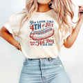 You Look Like The 4th Of July Makes Me Want A Hot Dog Real Bad  Shirt, Funny 4th Of July Gift Shirt, For Men, For Women...