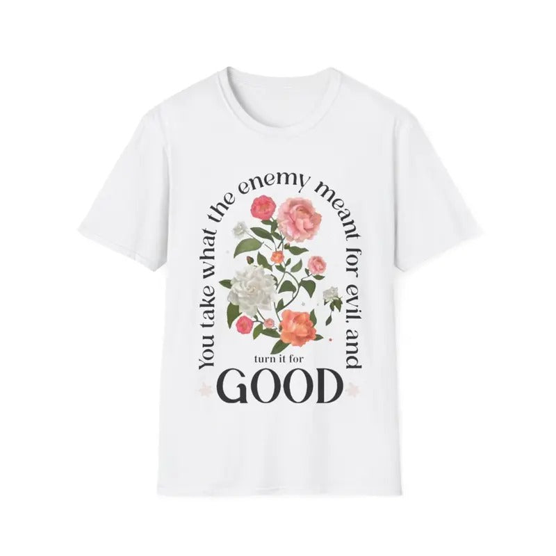 You Take What The Enemy Meant For Evil, And You Good Quote T-Shirt Hoodie, Sweatshirt | RetroVerseTees.com