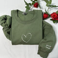 You are enough embroidered sweatshirt; inspirational women giftcustom embroidered crewneck T-Shirts, Hoodie
