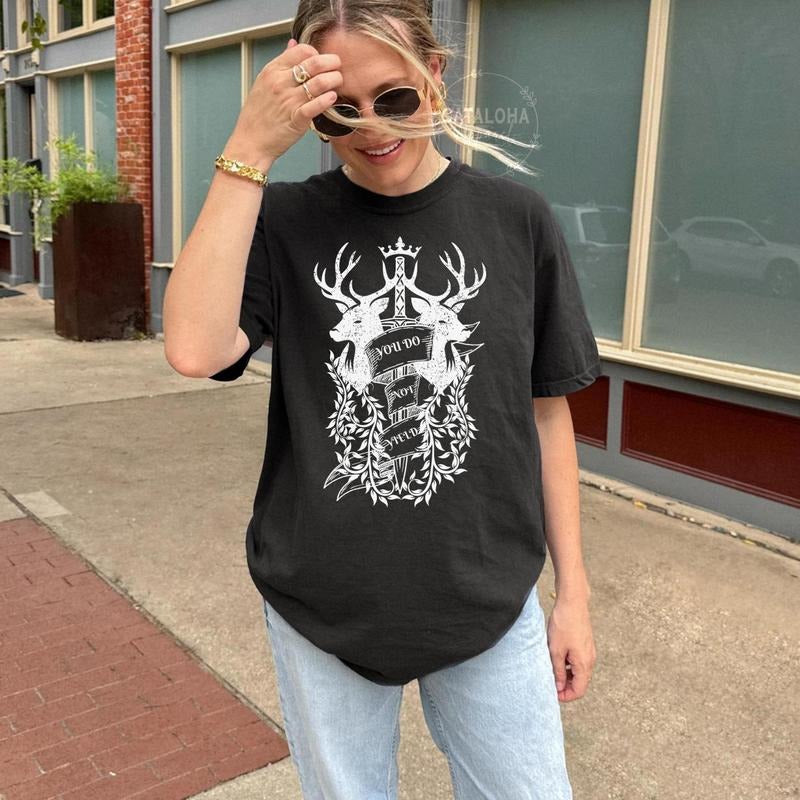 You do not yield shirt, Acotar merch shirt, reading shirt, Bookish gift merch bookworm, bookish SJM, TOG shirt, Aelin,...