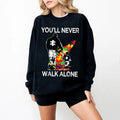 You'll Never Walk Alone Sweatshirt, Autism Awareness Shirt, Autism Dad Shirt, Autisms Day Gift Hoodie | RetroVerseTees.com