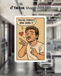 You're Perfect, Now Work It - Pedro Pascal Sticker, Celebrity Vinyl Decal for Laptops, Water Bottles, TV & Movie Fan Art...