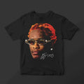 Young Thug Face T-Shirt ORANGE - Thugger Inspired Premium Graphic Tee Hoodie, Sweatshirt | RetroVerseTees.com