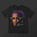 Young Thug Face T-Shirt Purple - Young Thug Inspired Vintage Premium Graphic Tee Hoodie, Sweatshirt | RetroVerseTees.com