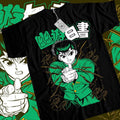 Yu Yu Hakusho T-Shirt S-4XL Kuwabara Kurama Yusuke Hiel Anime Manga Black Shirt Hoodie, Sweatshirt | RetroVerseTees.com