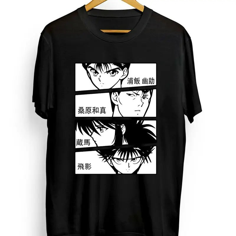 Yu Yu Hakusho,Yusuke,Kuwabara,Kurama,Hiei,90s,anime,new unisex T-Shirt S-4XL Hoodie, Sweatshirt | RetroVerseTees.com