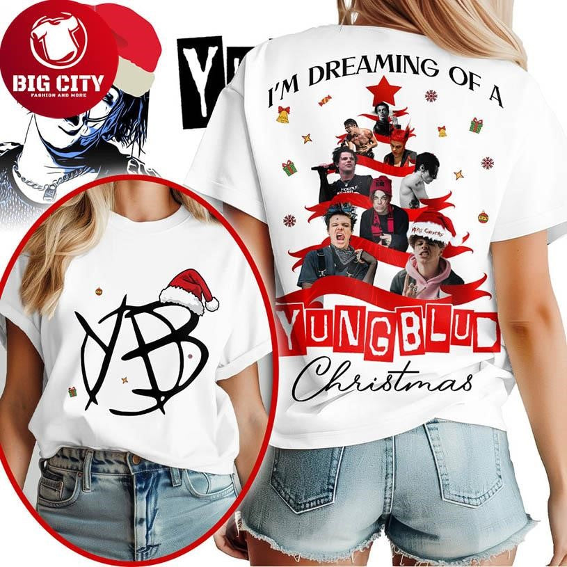 Yungblud Christmas Shirt Im Dreaming Of A Yungblud Christmas 2025 Two Sided Shirt