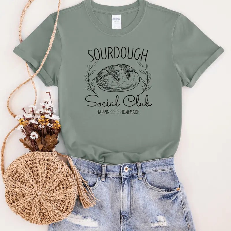 Z Sourdough Social Club Soft Graphic Tee Hoodie, Sweatshirt | RetroVerseTees.com