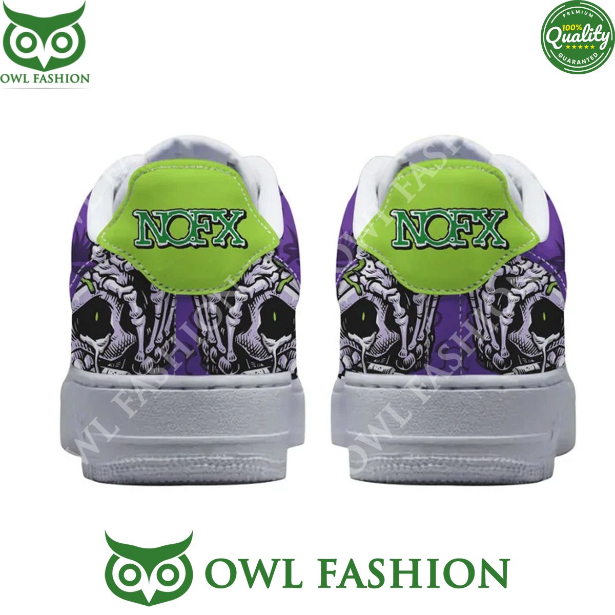 NOFX rock band punk in drublic skull naf air force shoes