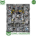 Oakland Raiders 65th Anniversary 1960 2025 Fleece Blanket