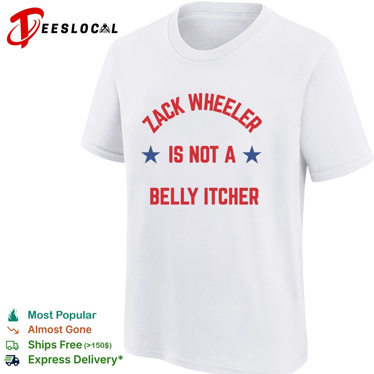 Zack Wheeler Is Not a Belly Itcher Philadelphia Phillies shirt