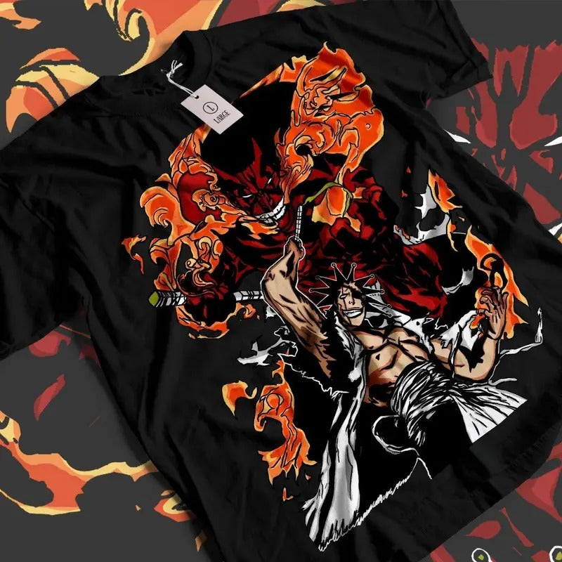 Zaraki Kenpachi Bleach Ichigo Bankai Anime Unisex Tshirt T-Shirt Tee ALL SIZES Hoodie, Sweatshirt | RetroVerseTees.com