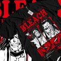 Zaraki Kenpachi T-Shirt S-4XL Byakuya Anime Comic Bleach Japanes Gift Shirt Tshirt S-4XL Hoodie, Sweatshirt
