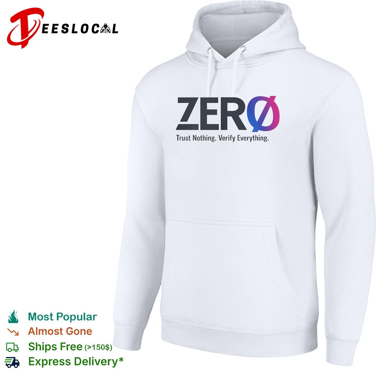 Zero Trust Nothing Verify Everything Cybersecurity shirt