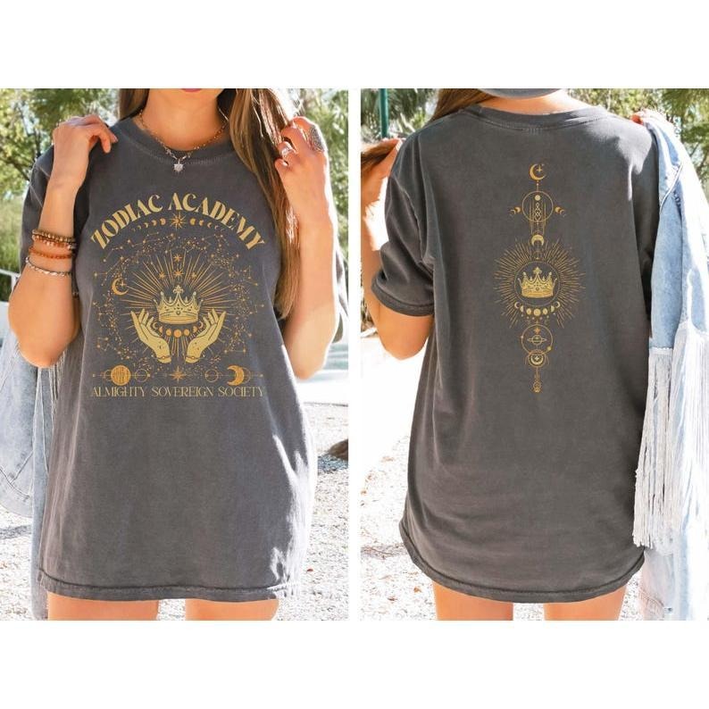 Zodiac Academy Shirt, Celestial Heirs Band Shirt, Terra Aer, Ignis and Aqua,Professor Lance Orion, Almighty Sovereign...