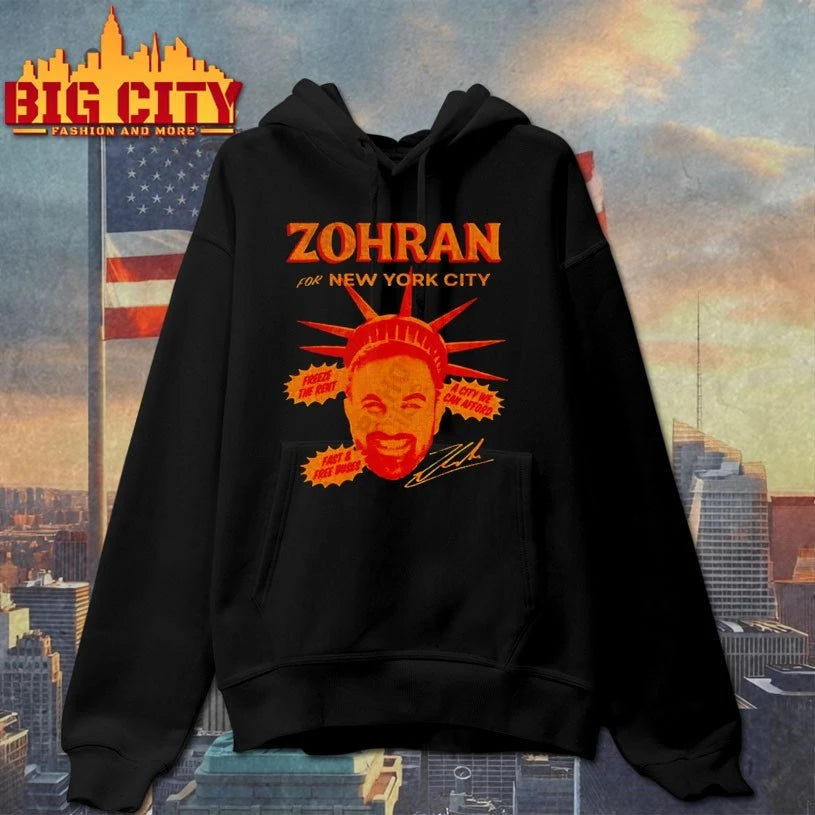 Zohran for New York City freeze the rent a city we can afford signature shirt