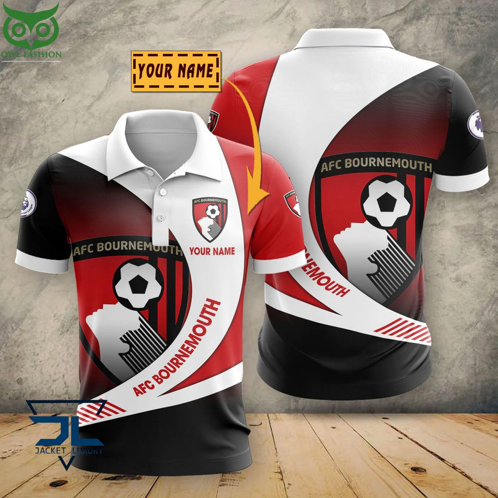 A.F.C. Bournemouth Premier League 2023 Customized 3D Polo Tshirt