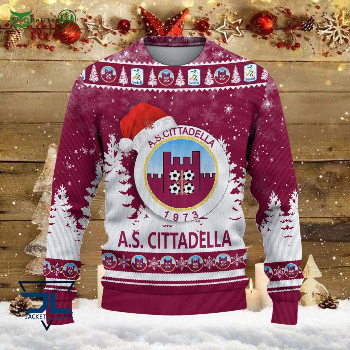 A.S. Cittadella 1973 Lega Serie A Champion Ugly Sweater
