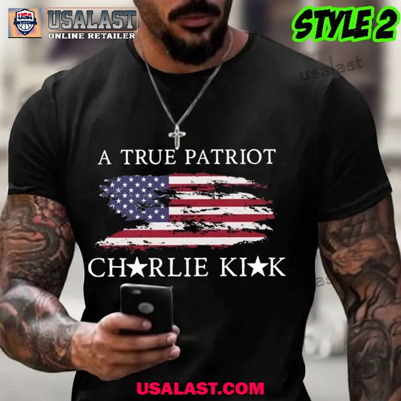 A True Patriot Charlie Kiak 3D T-Shirt