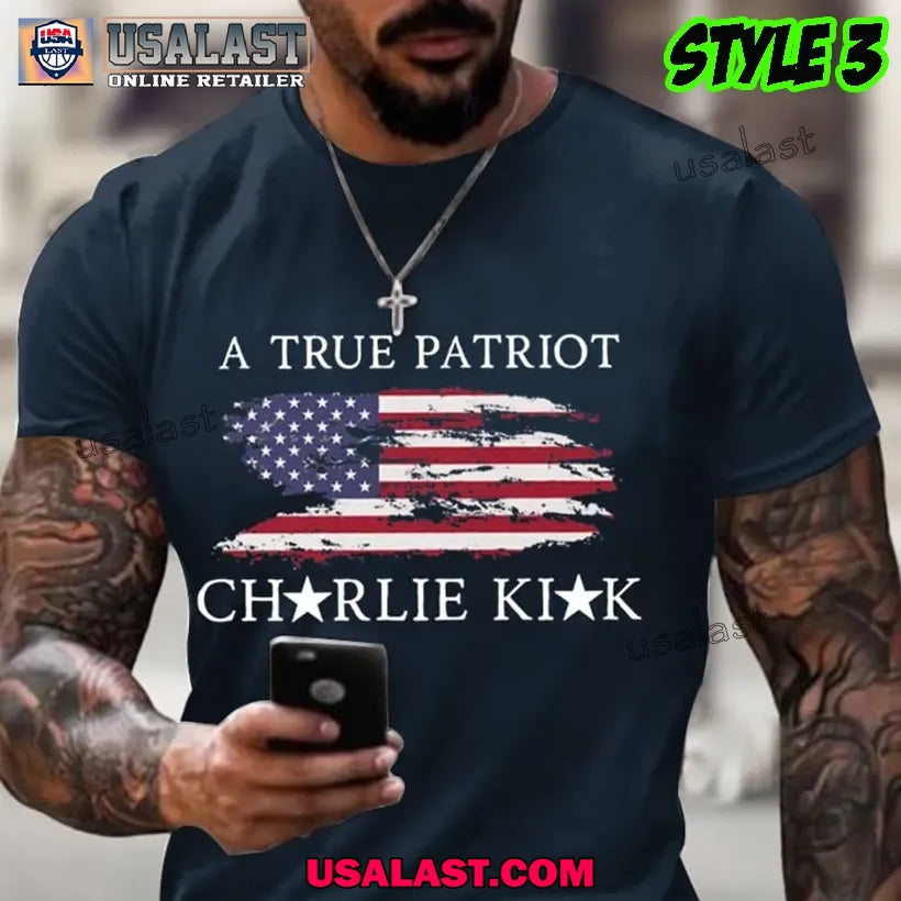 A True Patriot Charlie Kiak 3D T-Shirt