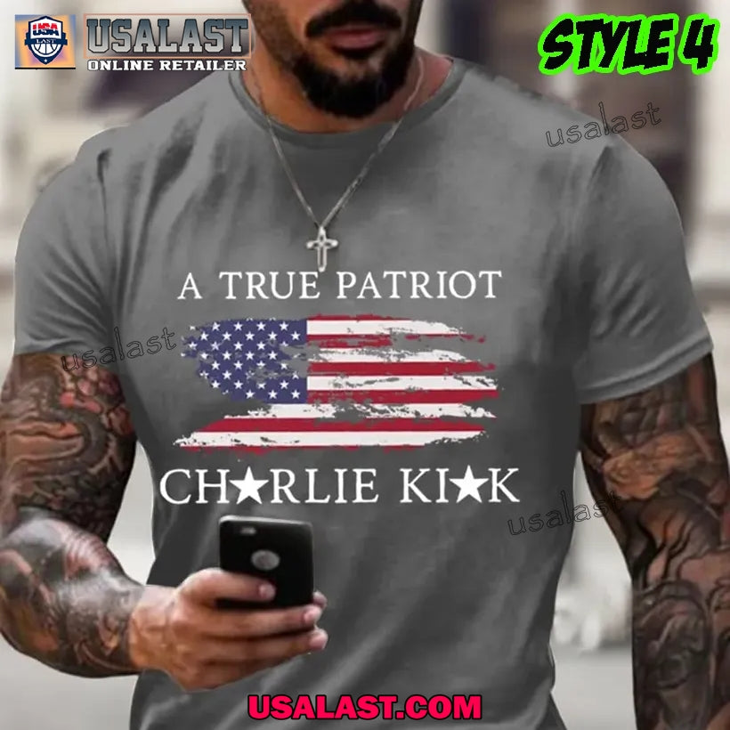 A True Patriot Charlie Kiak 3D T-Shirt