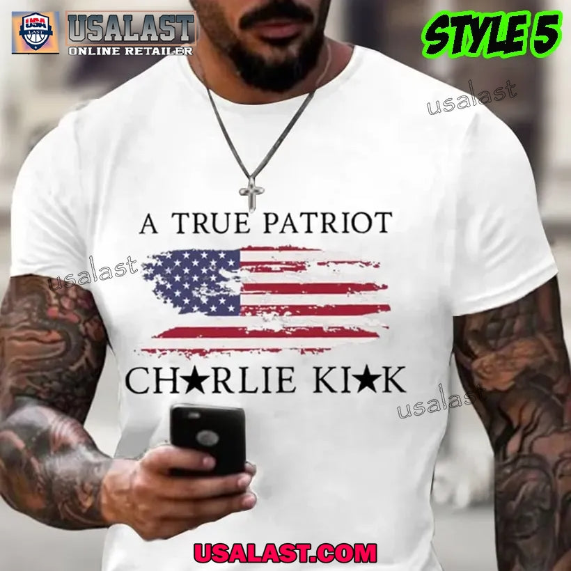 A True Patriot Charlie Kiak 3D T-Shirt