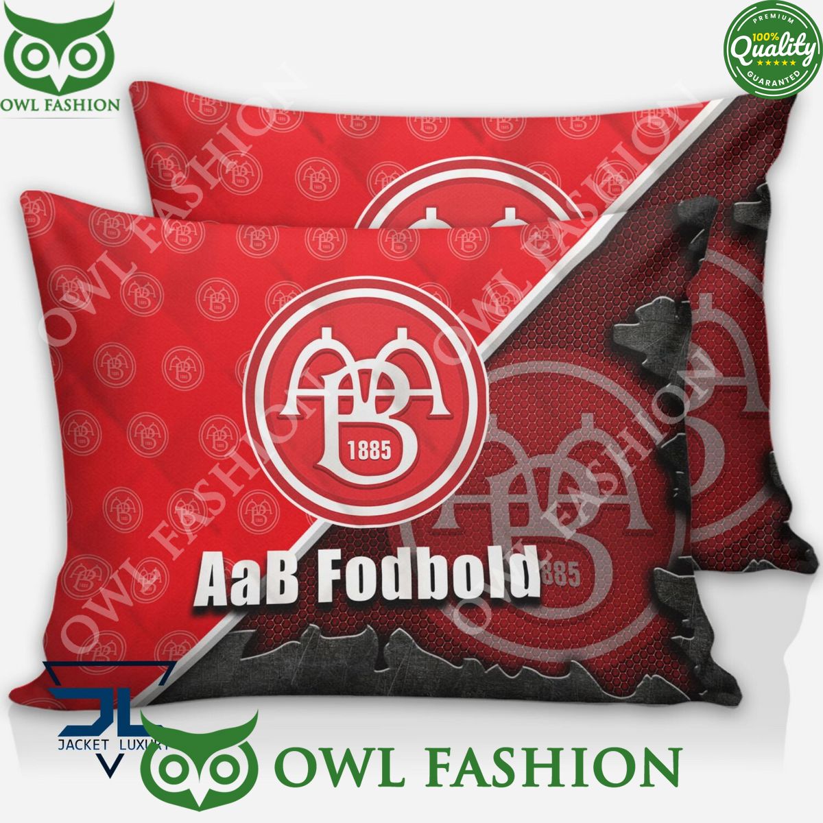 AaB Fodbold Superliga Quilt Broken Bedding Set
