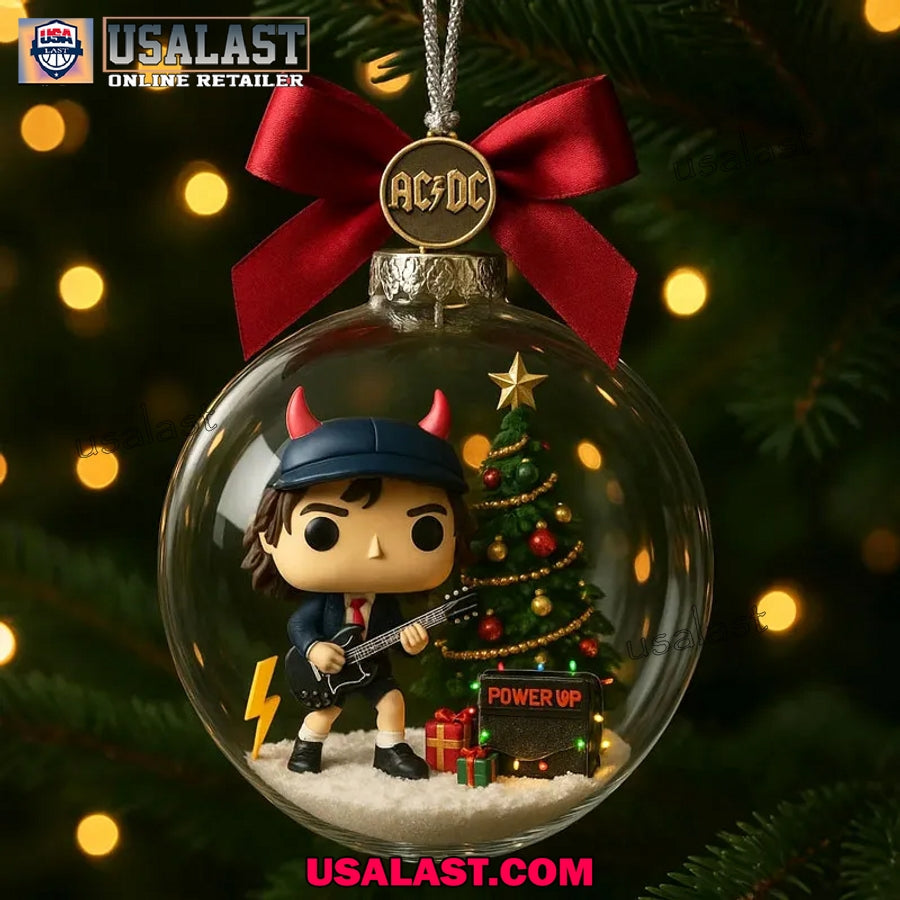 AC/DC Power Up Christmas Ornament