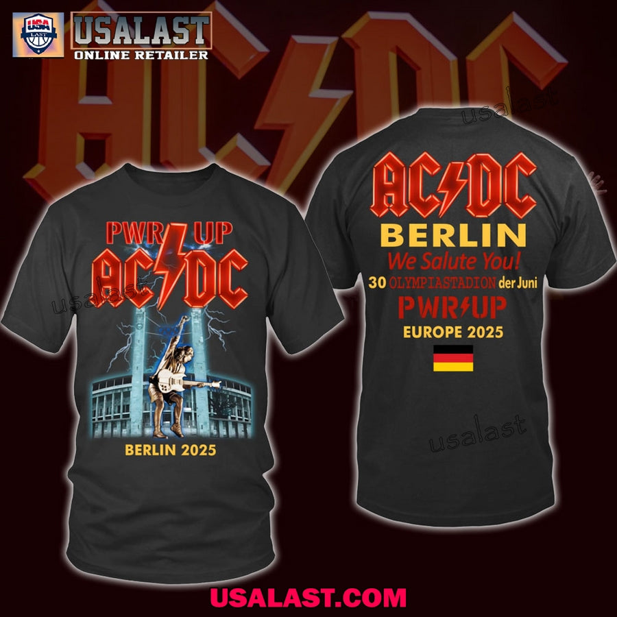 AC/DC Pwr Up Berlin 2025 Unisex T-Shirt