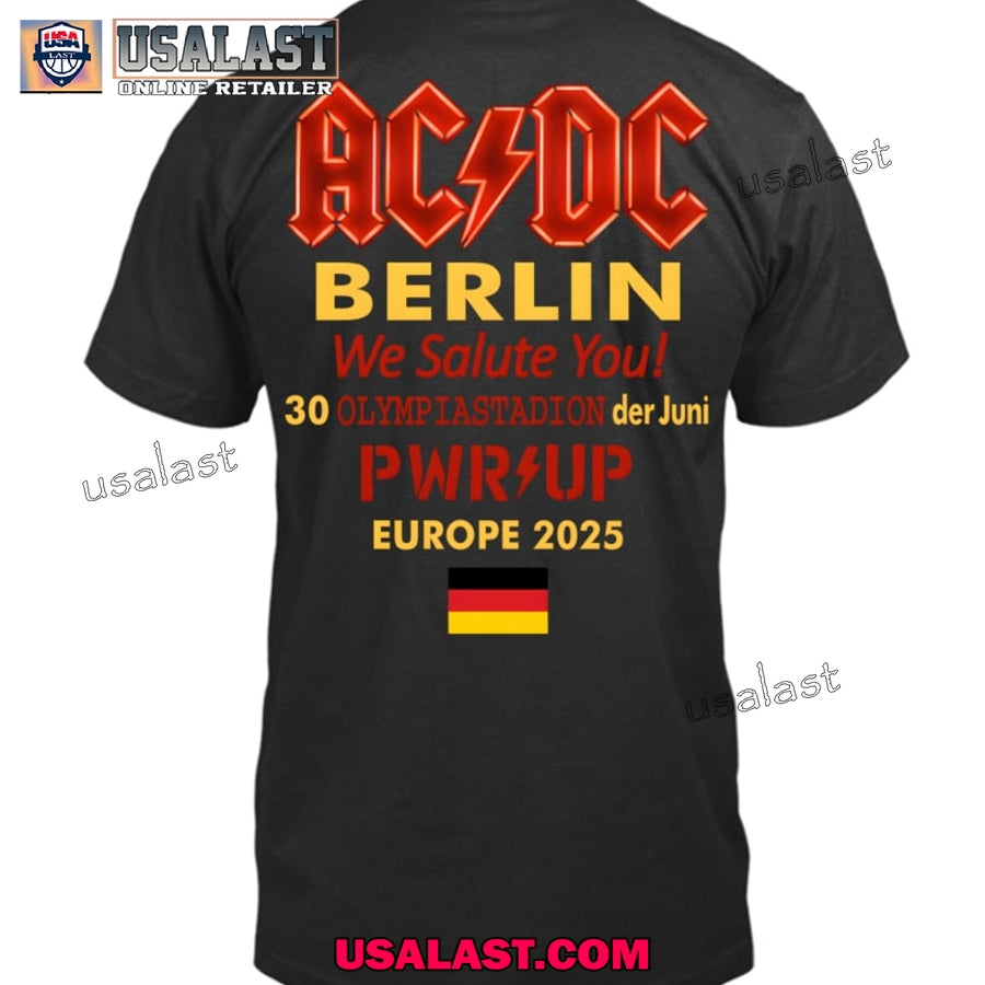 AC/DC Pwr Up Berlin 2025 Unisex T-Shirt