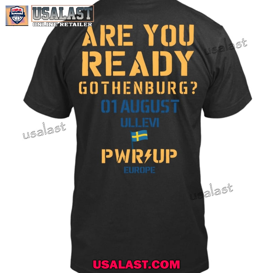 AC/DC Pwr Up Gothenburg August 2025 Unisex T-Shirt