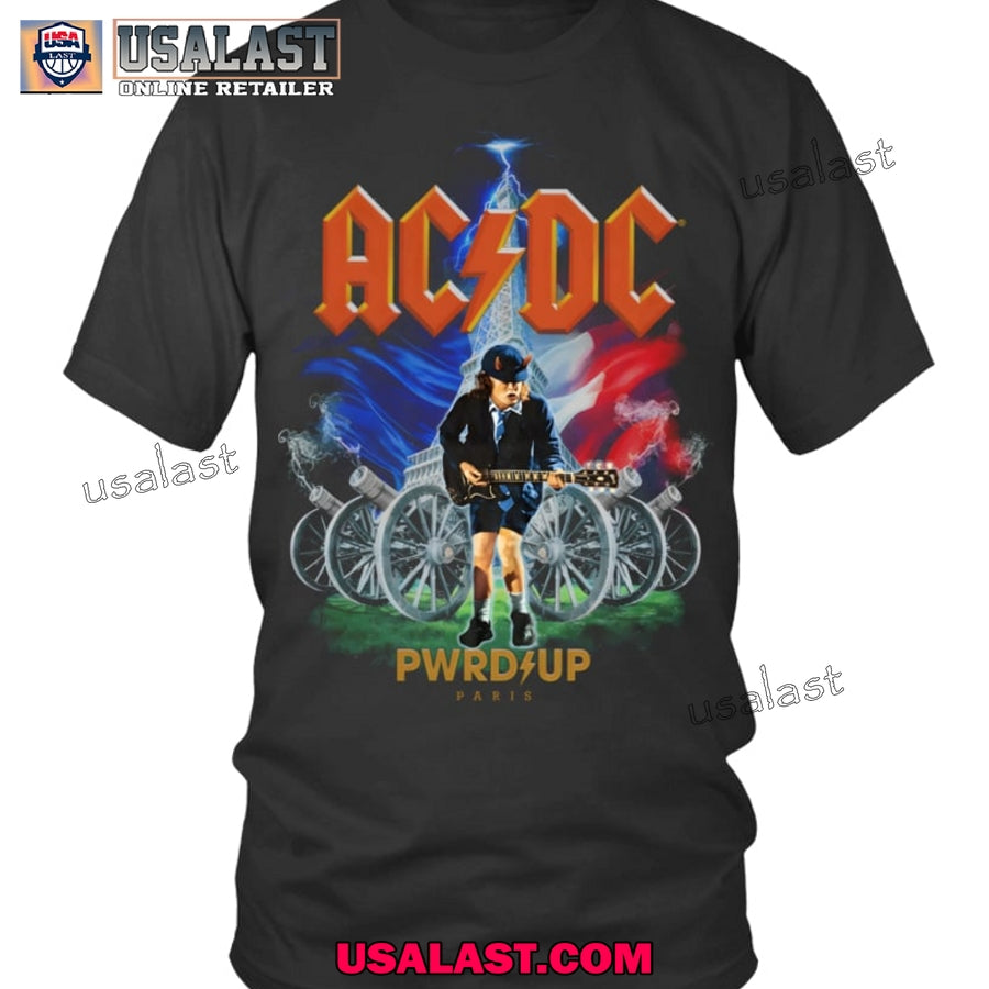 AC/DC Pwr Up Paris Stade De France 2025 Unisex T-Shirt