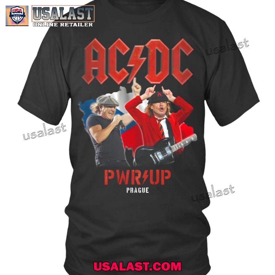 AC/DC Pwr Up Prague Europe 2025 Unisex T-Shirt