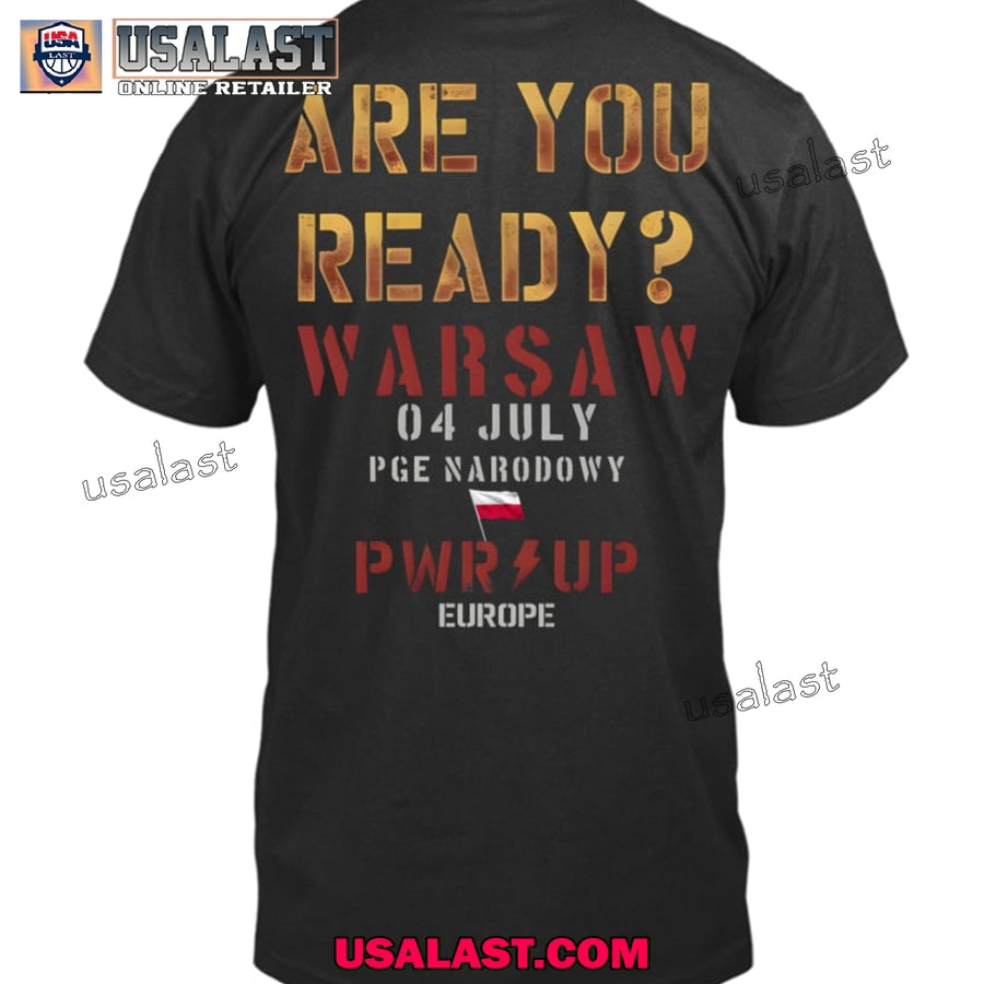 AC/DC Pwr Up Warsaw, Poland 2025 Unisex T-Shirt