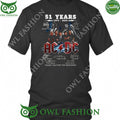 ACDC 51 years anniversary 1973 2024 for memories t shirt