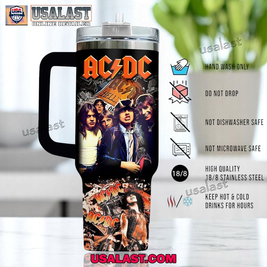 AC/DC Inspired Stanley 40oz Tumbler