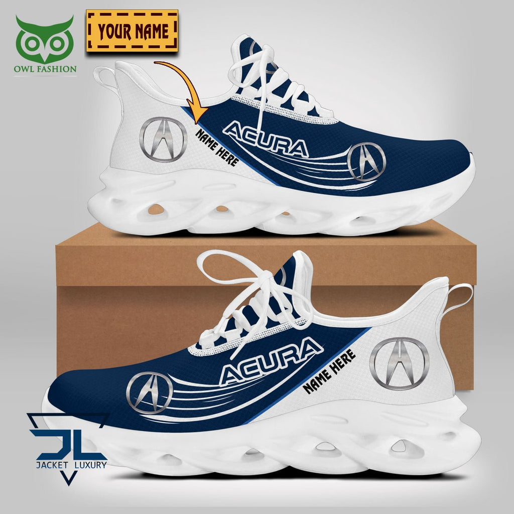 Acura Car Brand Logo Personalized Max Soul Shoes