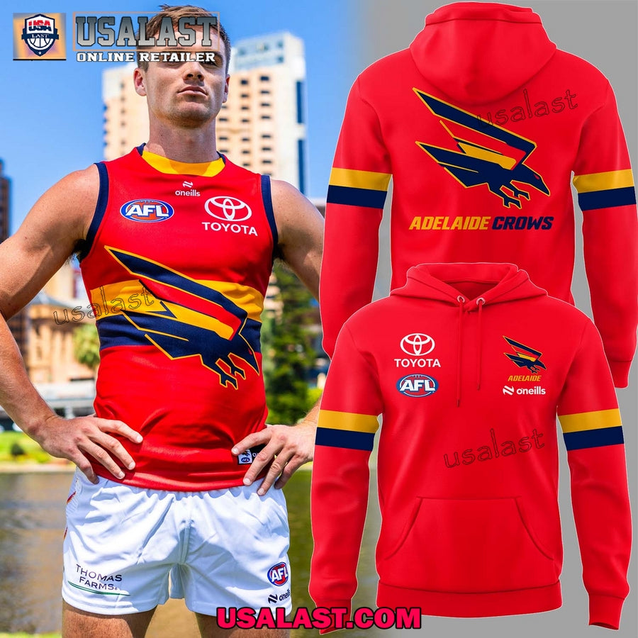 Adelaide Crows 2025 Limited Edition Red Hoodie, T-Shirt