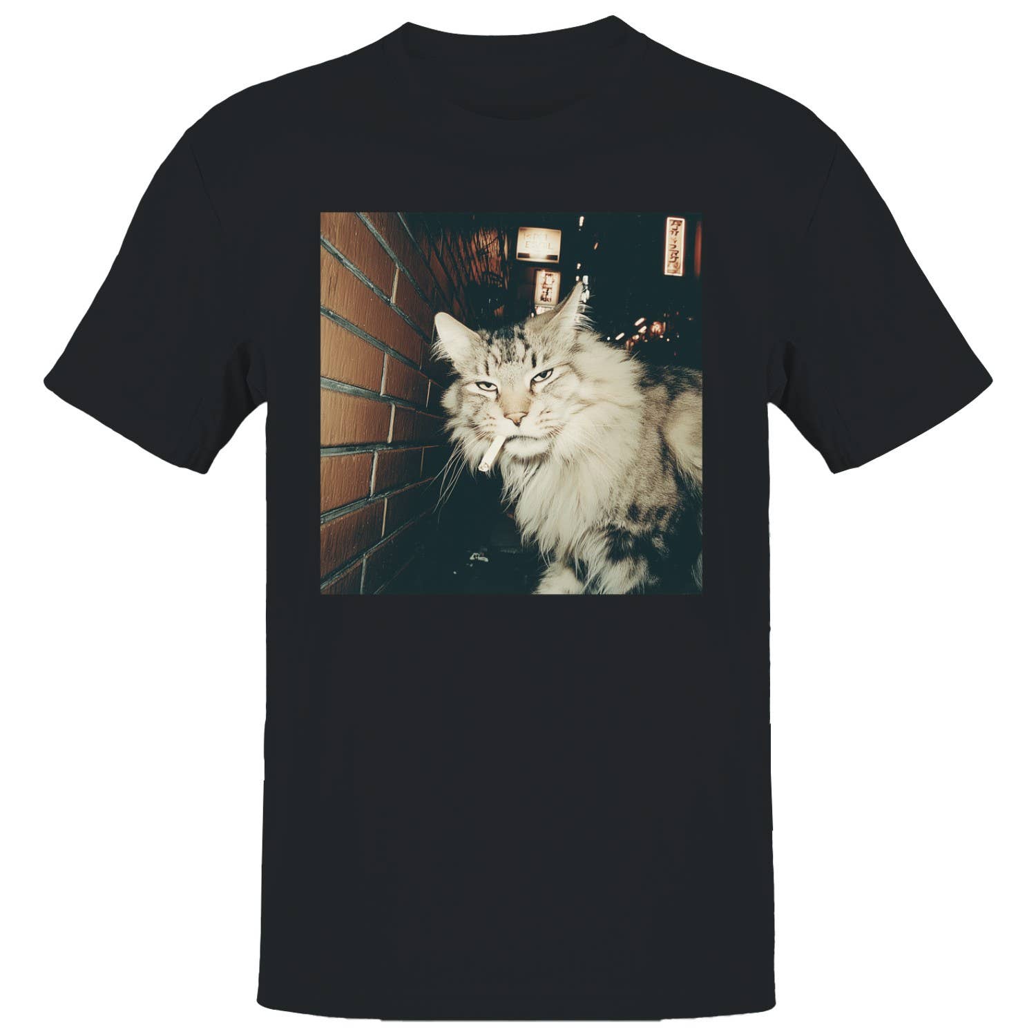 Neon Alley Cool Cat Men's T-Shirt