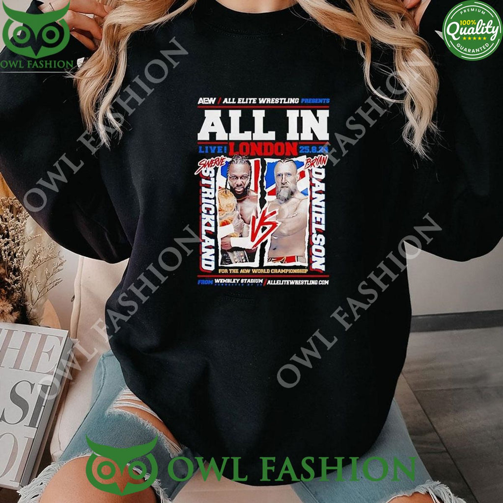 Aew All Elite Wrestling Presents London 2024 Matchup Mjf Vs Will Ospreay Shirt