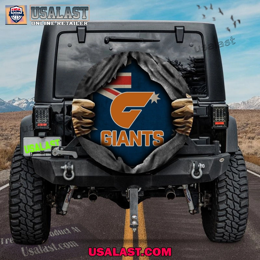 AFL GWS GIANTS FC Australia Flag Spare Tire Cover